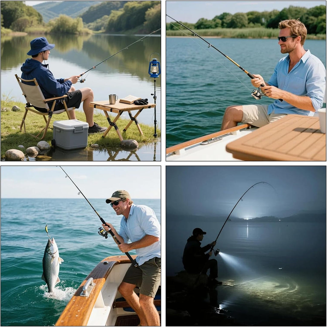 Fischfinder, Unterwasserkamera Angeln mit 4.3" IPS Display und 30m Kabel, Fish Finder Kamera IP67 Wa