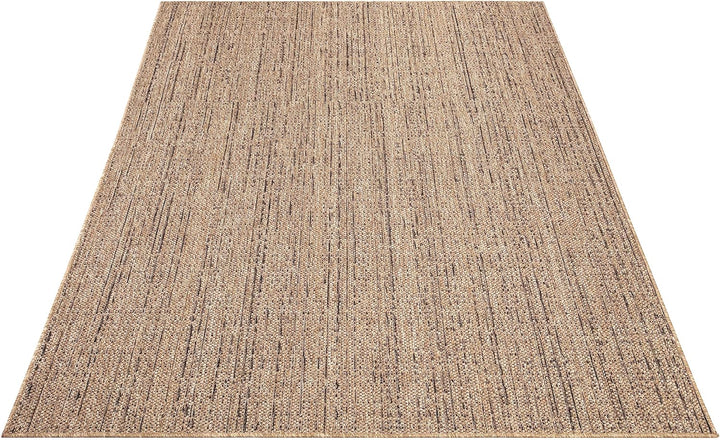 Paco Home Outdoor Teppich Wetterfest Balkon Küche Wohnzimmer Einfarbig Abstraktes Design Boho Muster
