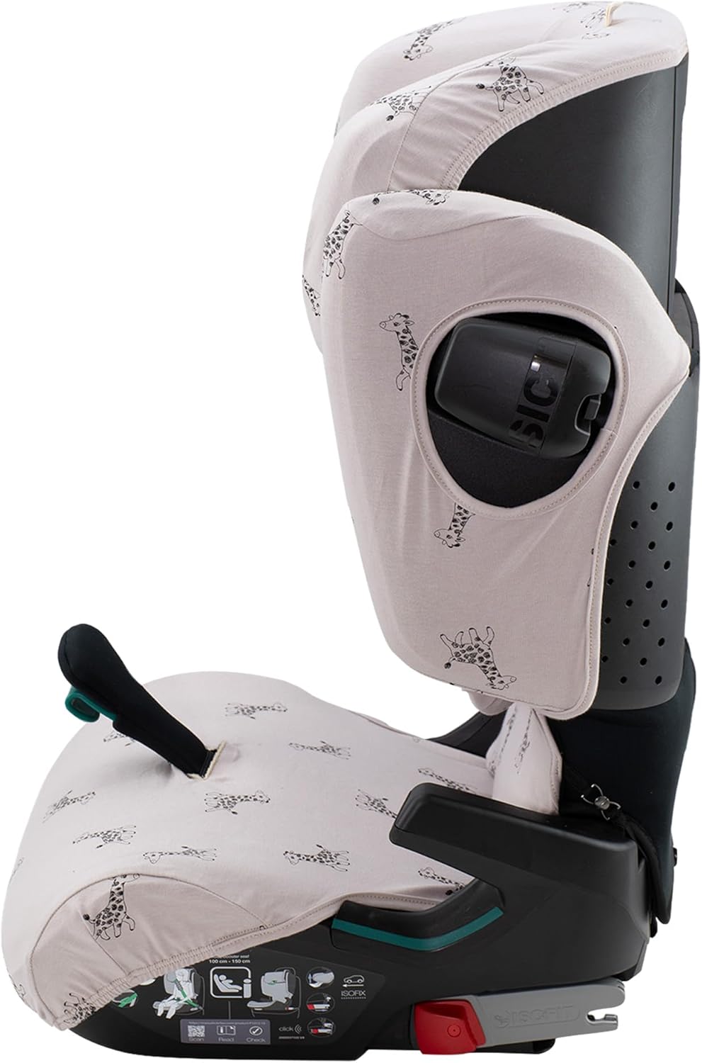 JYOKO KIDS Schutzhülle kompatibel mit Romer Kidfix (Romer Kidfix I-SIZE, Giraffe)
