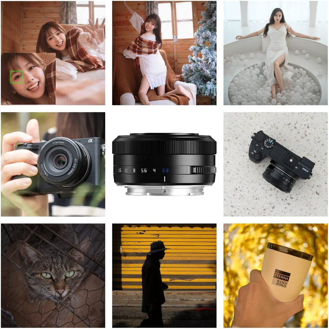 TTARTISAN 27mm F2.8 Objektiv Autofokus APS-C für spiegellose Kamera nur für Sony E-Mount Kameras A50