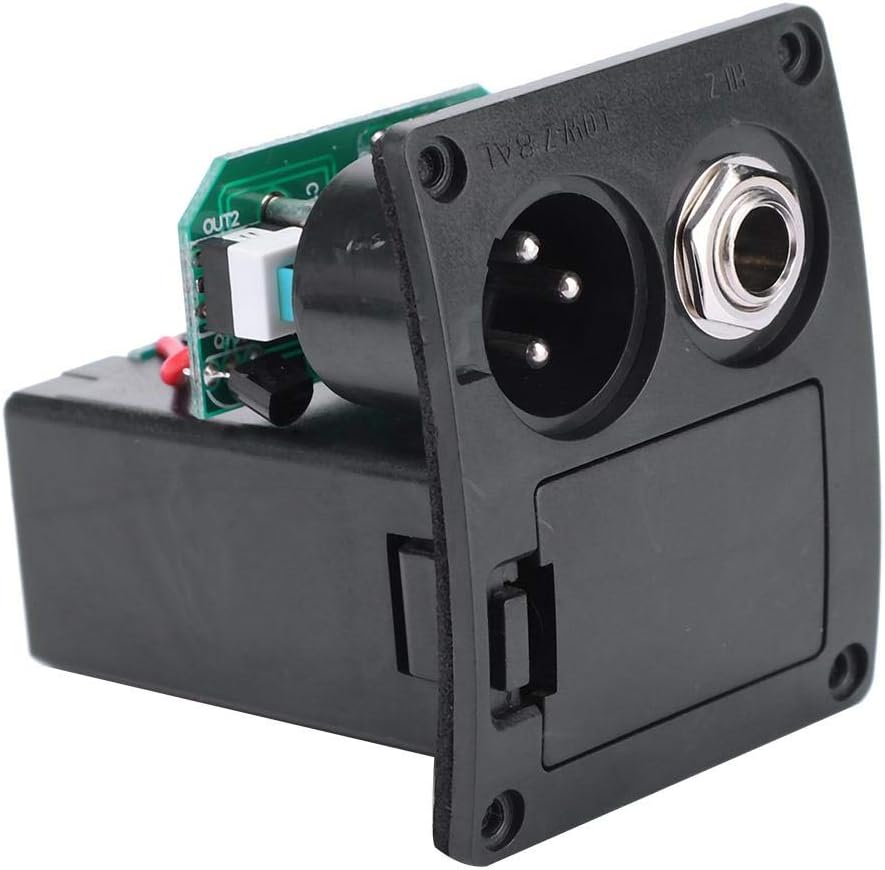 5 Band Gitarren-Equalizer, F-5T EQ Equalizer Tonabnehmer für akustische Gitarre Musikinstrument