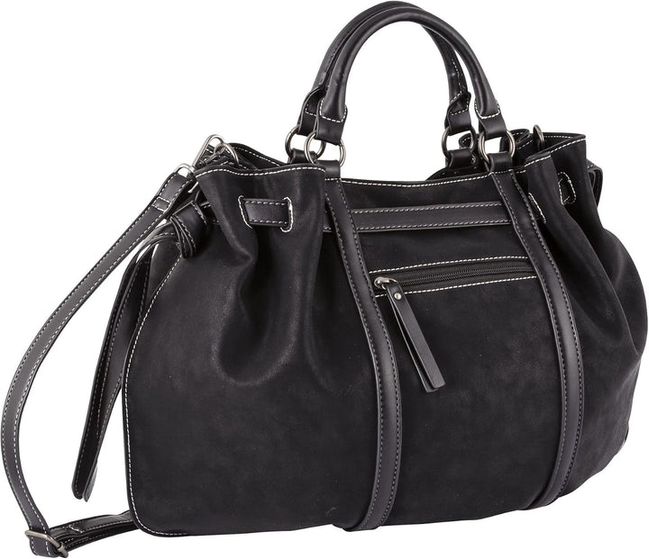 Gabor Damen Carina Shopper Schwarz, Schwarz