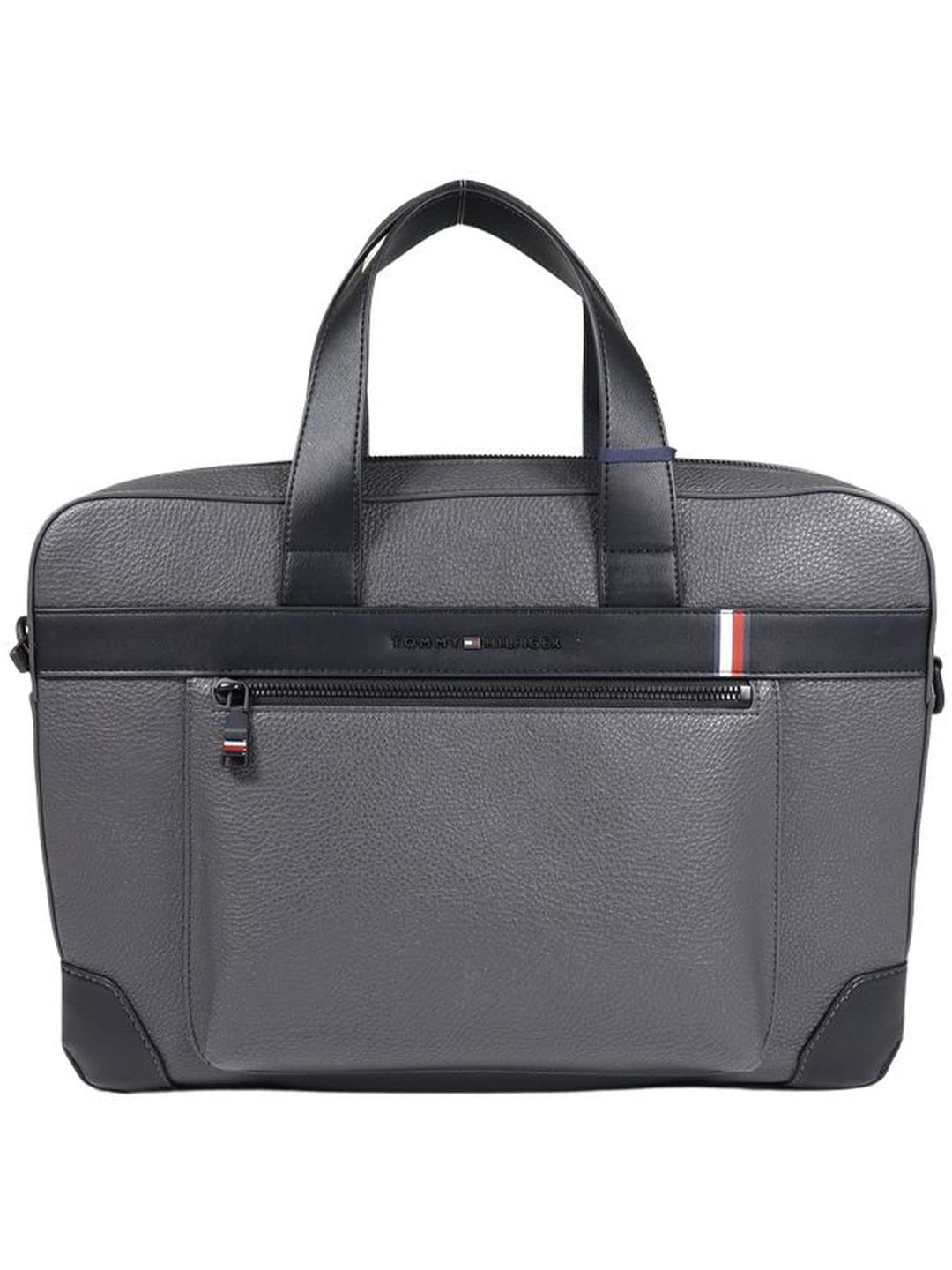 TOMMY HILFIGER TH Central Computer Bag Asphalt Grey