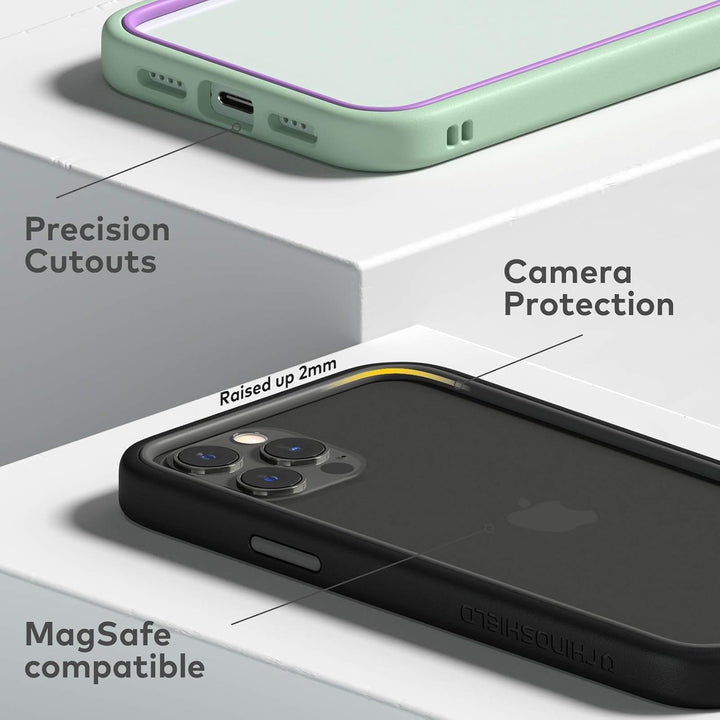 RhinoShield Bumper Case kompatibel mit [iPhone 12 Mini] | CrashGuard NX – Stossdämpfendes schlankes