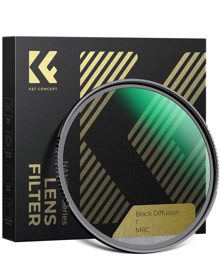 K&amp;F Concept Nano-X Black-Mist 1 Filter 67mm Black Promist Filter aus Optisches Glas mit 28-facher Na