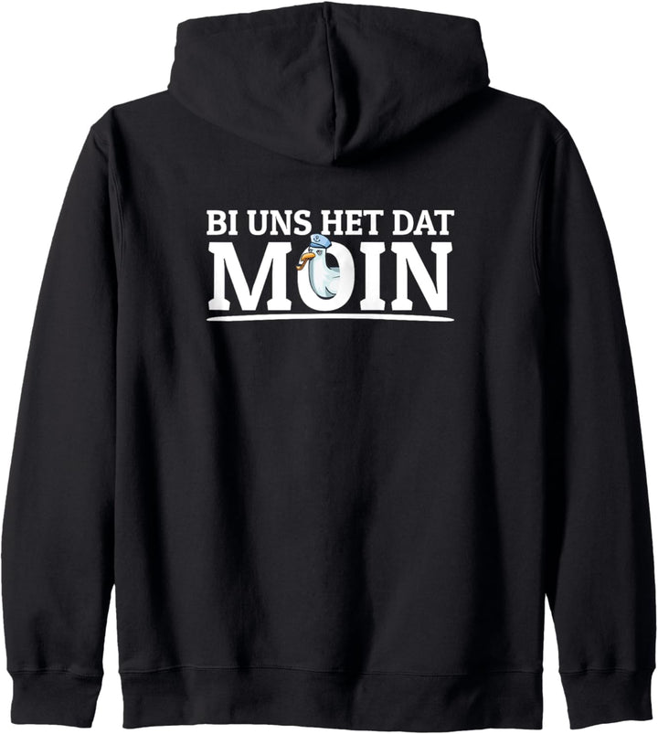 Bi uns het dat Moin Plattdeutsch Norddeutsche Sprüche Kapuzenjacke