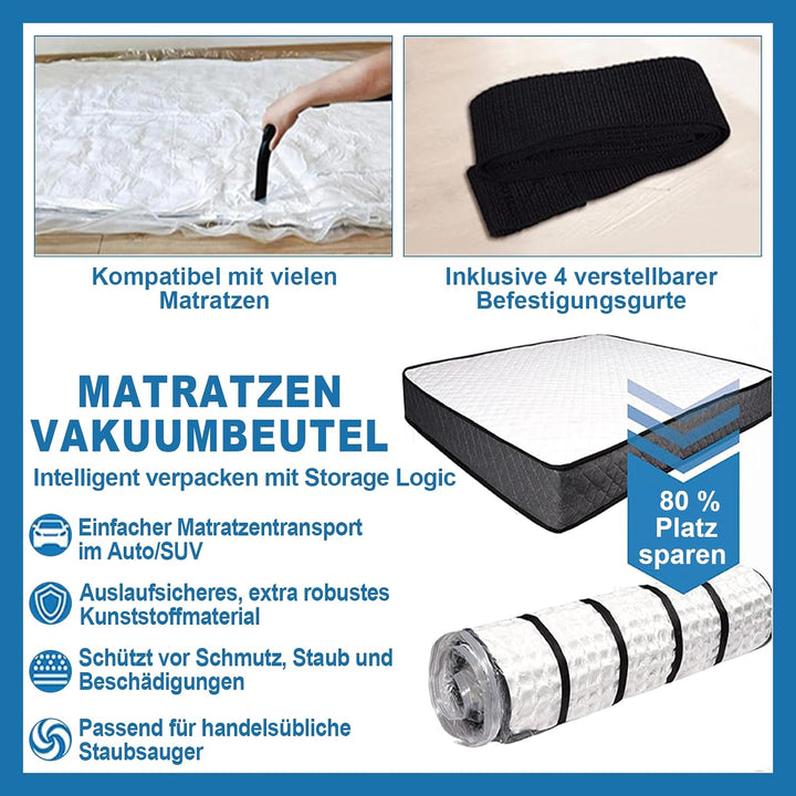 Vakuumbeutel für Matratzen 240 x 250 cm – Extra grosser