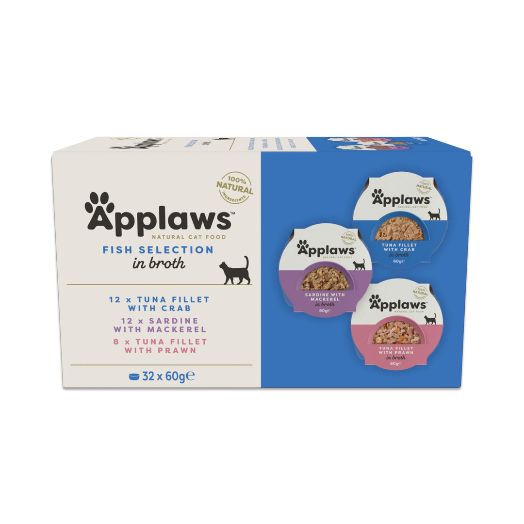 Applaws Cat Multi Pack Pot Fish Selection 60 g (Pack of 2)