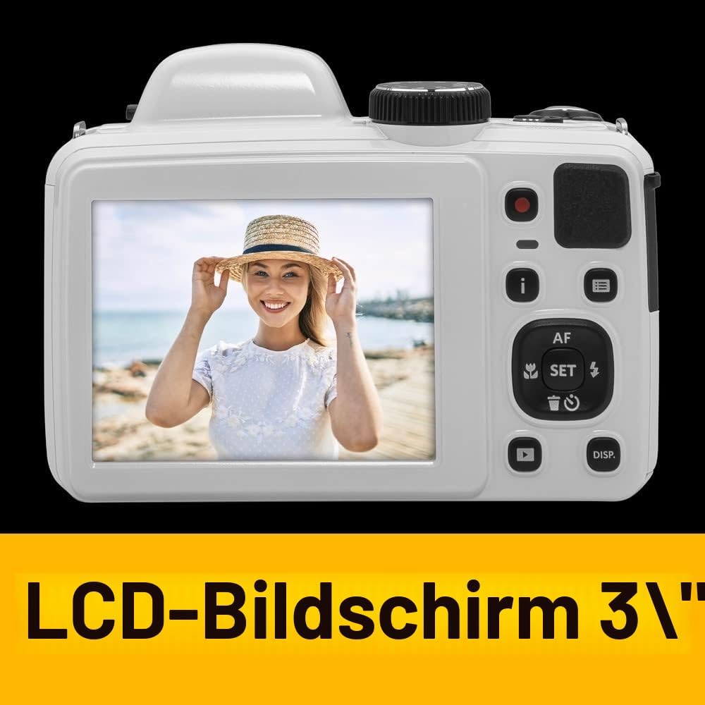 KODAK Pixpro Astro Zoom AZ425 – Digitalkamera Bridge, 42-facher optischer Zoom, 24 mm Weitwinkel, 20
