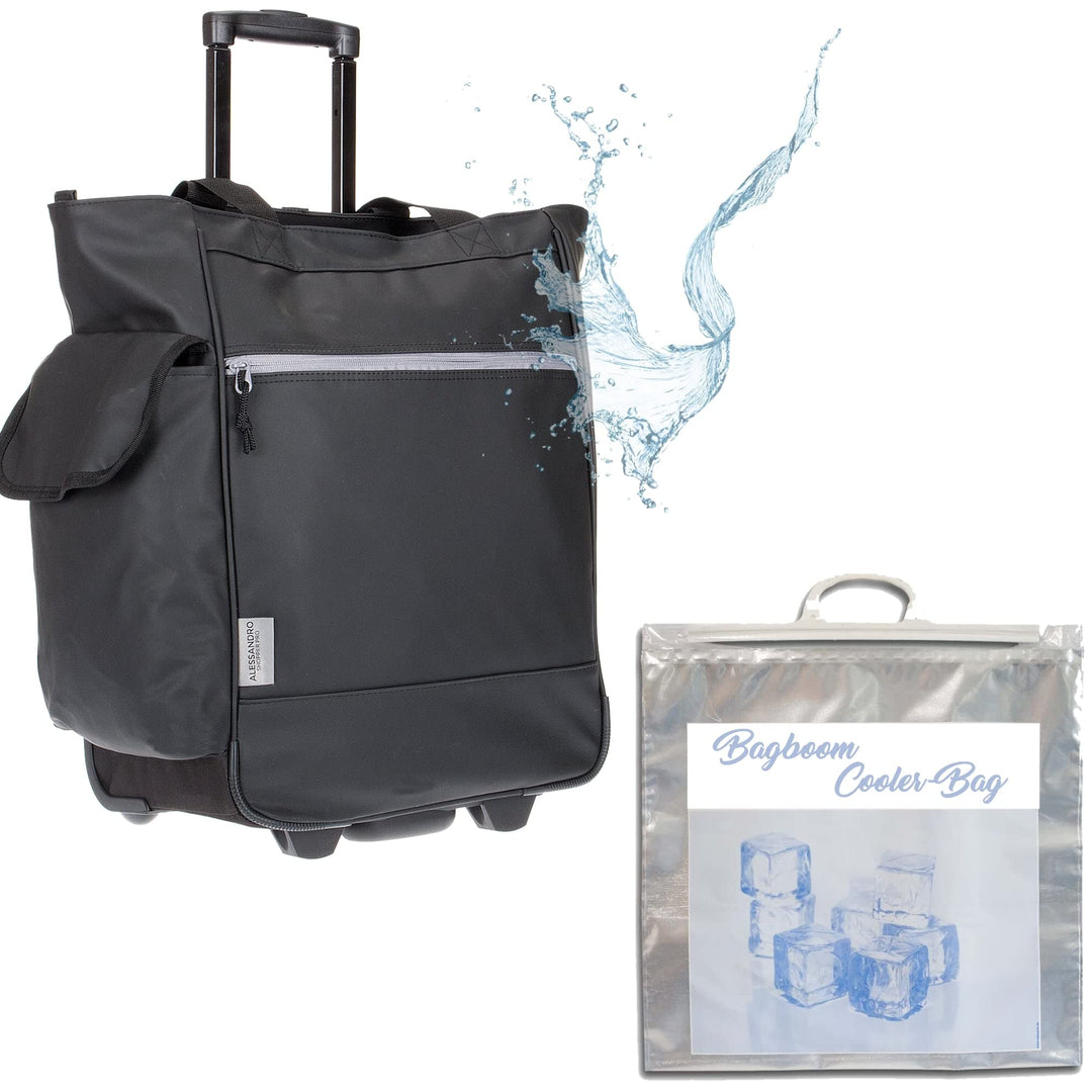 alessandro Einkaufstrolley Wheel Trolley Shopping Damentasche Einkaufsroller Korb Shopper + Thermo T