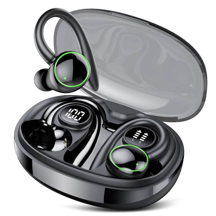 Bluetooth kopfhörer sport, Kopfhörer Kabellos Bluetooth 5.3 mit 4 Mic, In Ear Kopfhörer Bluetooth EN