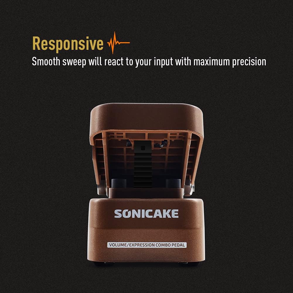 SONICAKE Volume & Expression Pedal EXP Pedal Passive Gitarren Effektpedal Vexpress