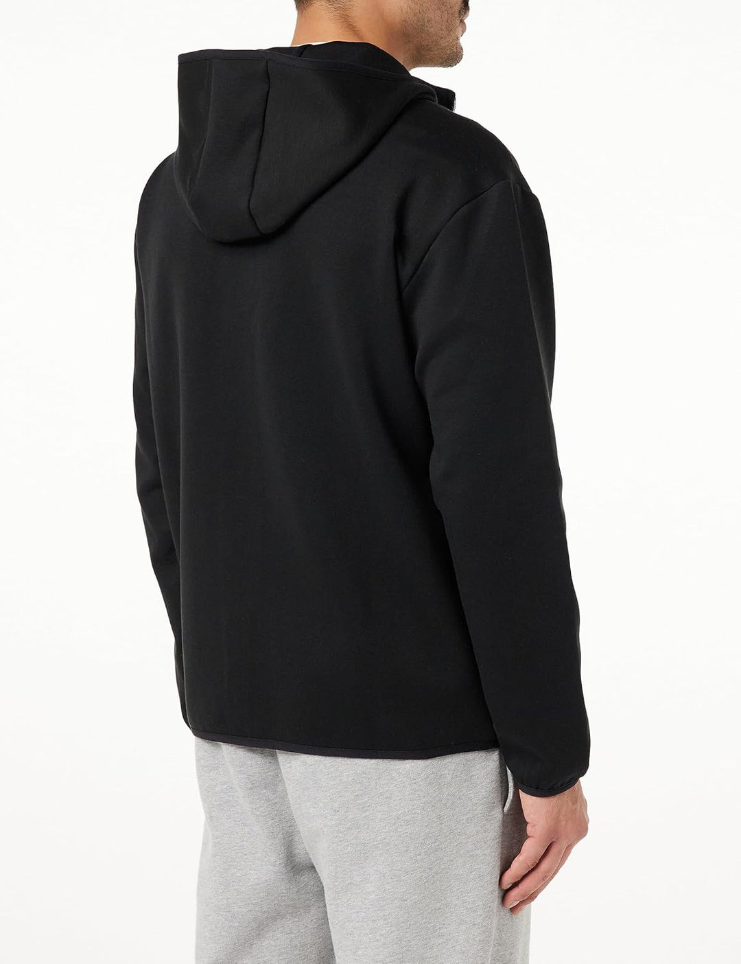 Champion Herren Legacy American Tech Poly-Baumwolle Interlock Full Zip Kapuzenpullover L Nero, L Ner