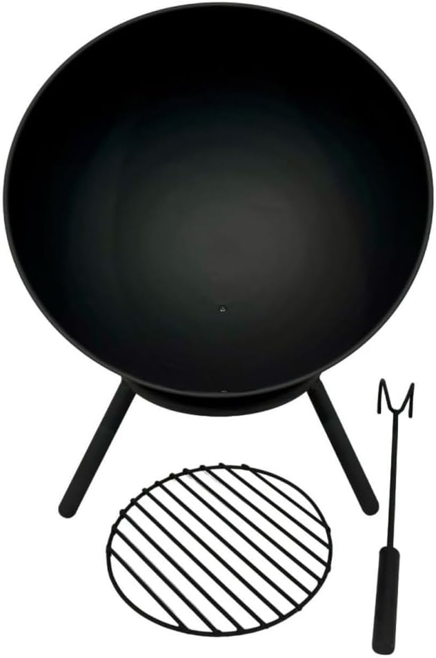 Jet-Line® | Feuerschale NAVARO | Outdoor | Feuerstelle Garten | Terrasse | 60 cm geneigt oder Horizo