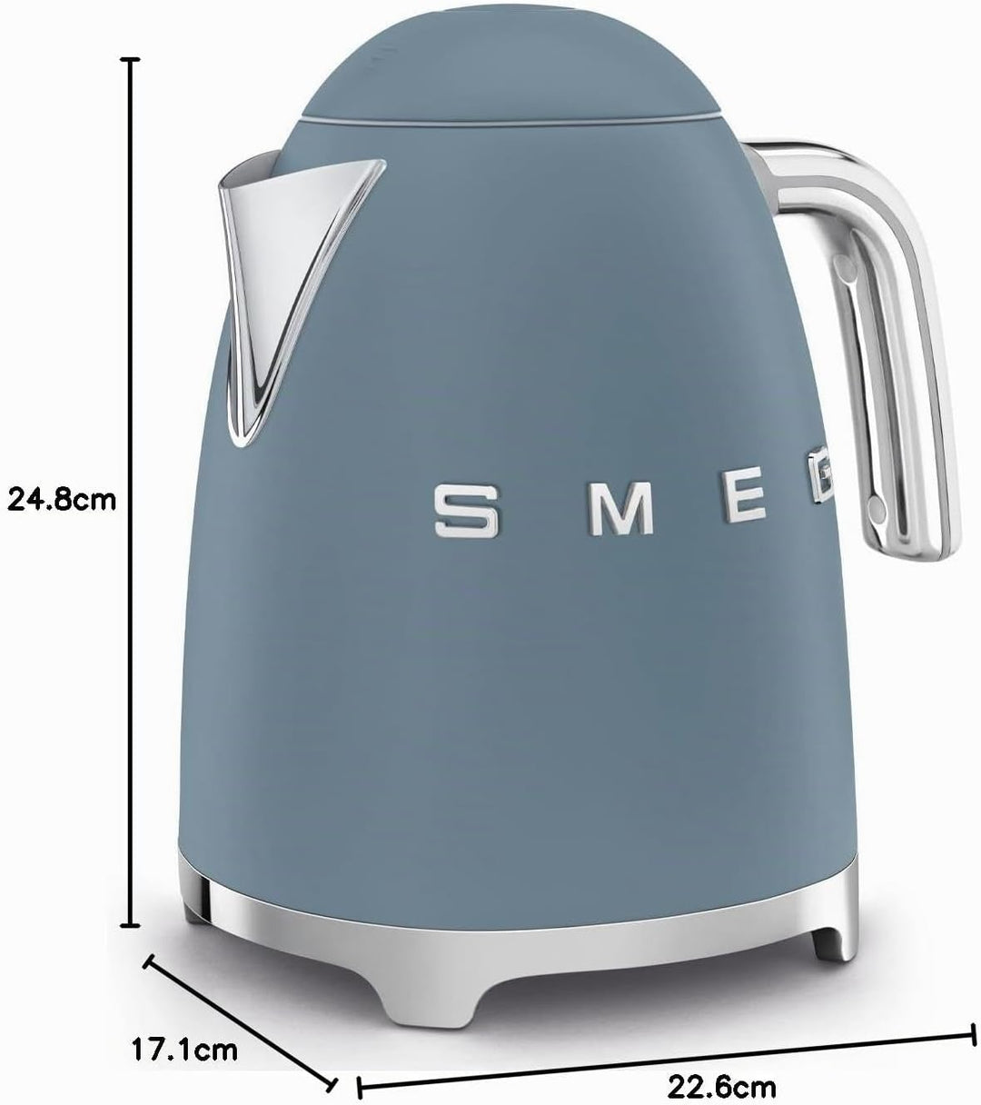 SMEG KLF03SBMEU, Wasserkocher, Storm blue