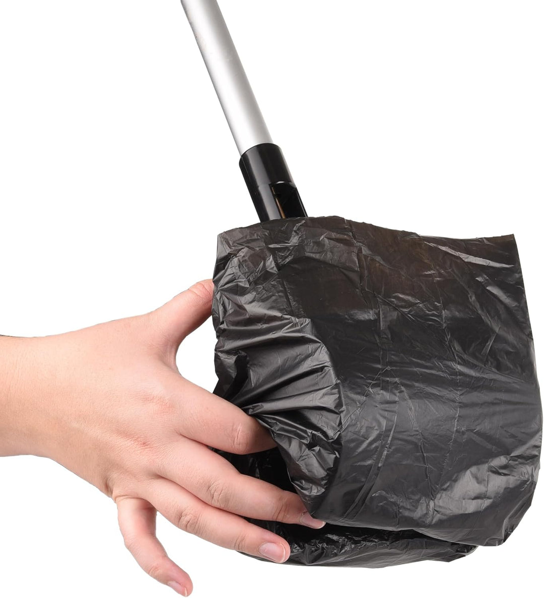 Flamingo Kotschaufel Piper – Grau & Schwarz – 70,5 cm XXL Länge | Hygienische Hundekotentsorgung ohn