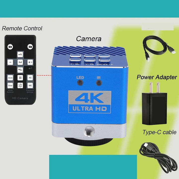 4K HD -Mikroskop Industrielle Kamera 8.3MP 3840x2160 Auflösung 1/1.8 Sensor HD -Anzeige Grenzflächen
