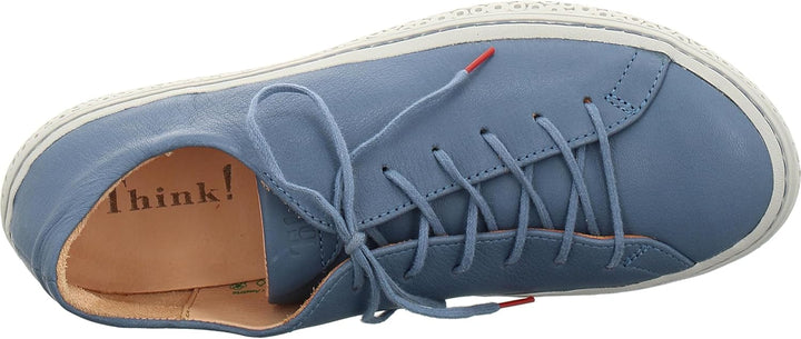Think! Tjub Chromfrei Gegerbte Nachhaltige Wechselfussbett Damen Sneaker 37 EU 8010 Denim, 37 EU 801