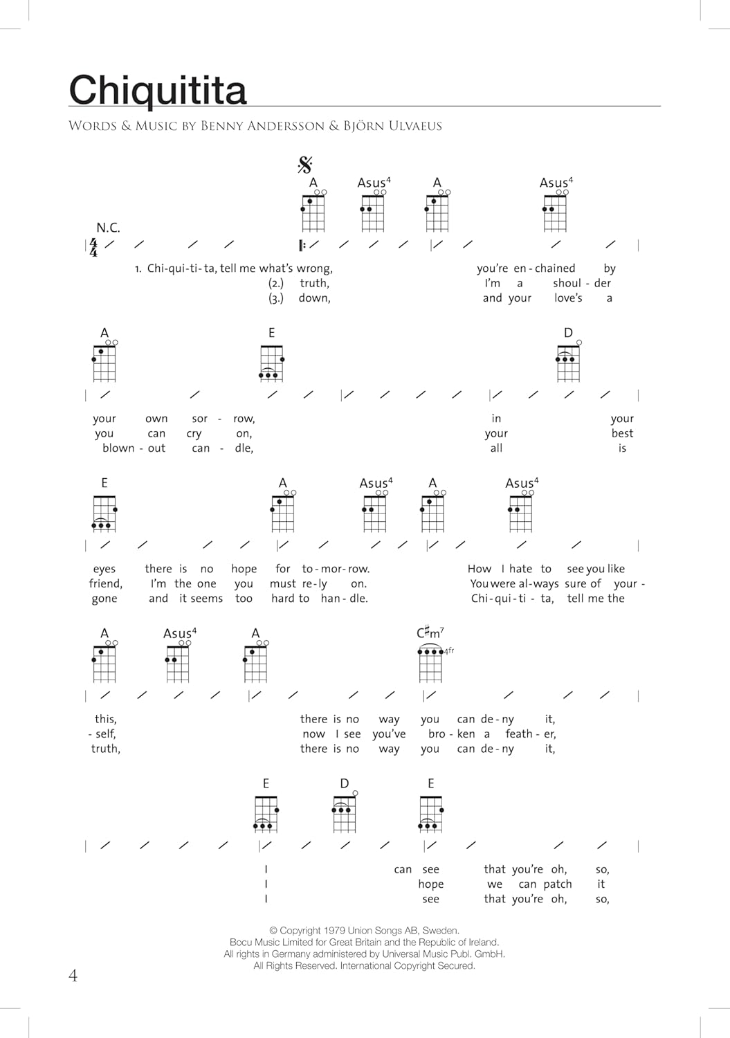 Strumalong Ukulele: Selections From ABBA Gold: Songbook für Ukulele. Enthält Online-Audio: Greatest