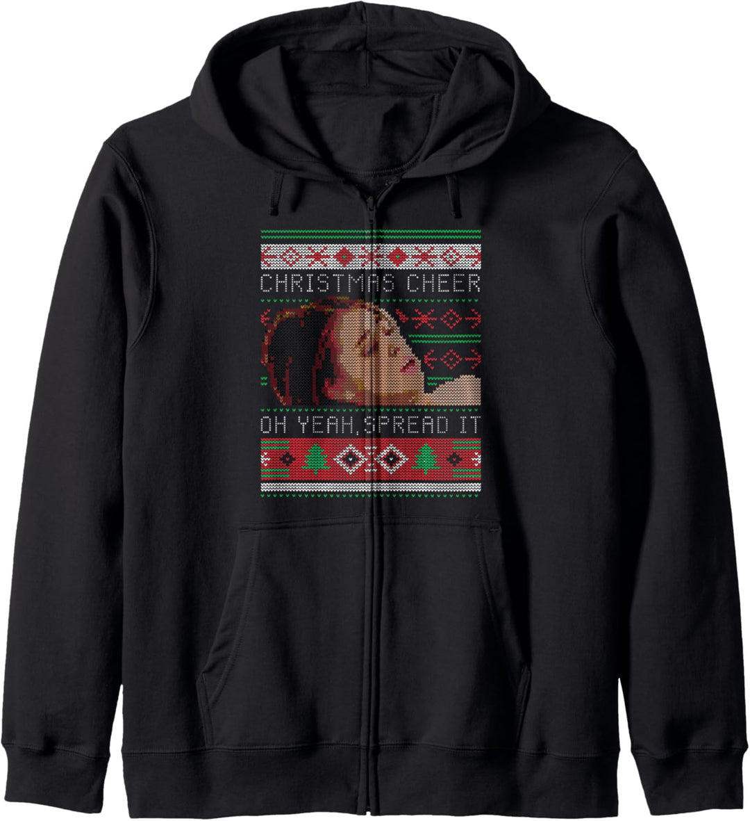 Christmas Cheer Oh Yeah, Spread It Christmas Sweater Meme Kapuzenjacke