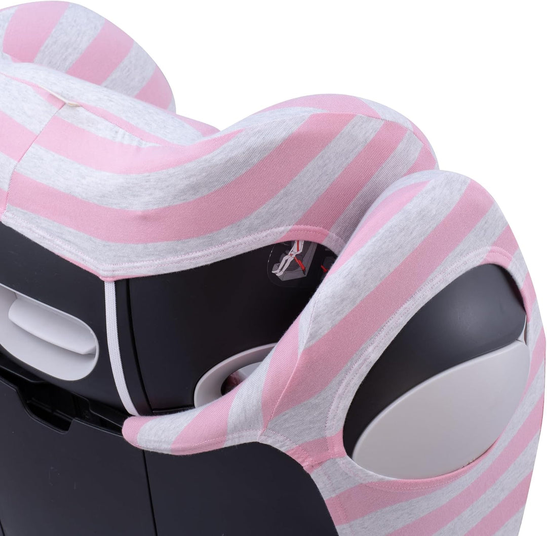 JYOKO Kids Bezug für Autositz kompatibel mit Cybex Pallas M (Pink Island), Pink Island