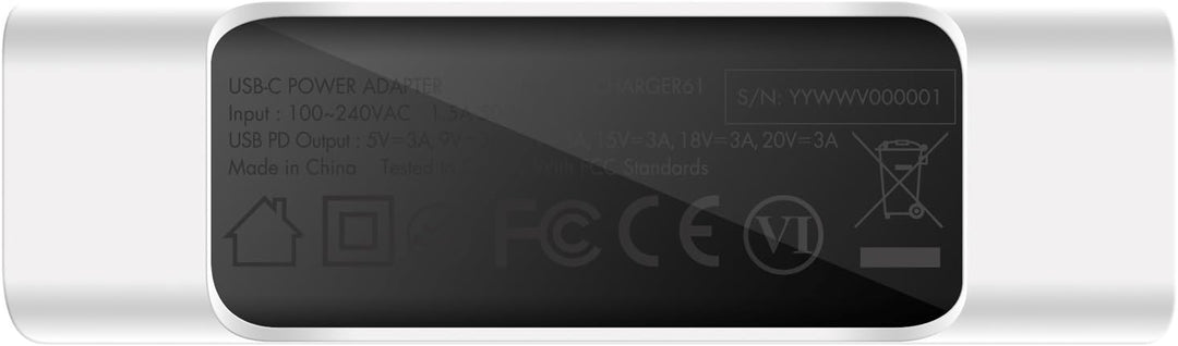 Macally CHARGER61 Ladegerät für Mobilgerät und PDAs, innen aus Aluminium, schwarz