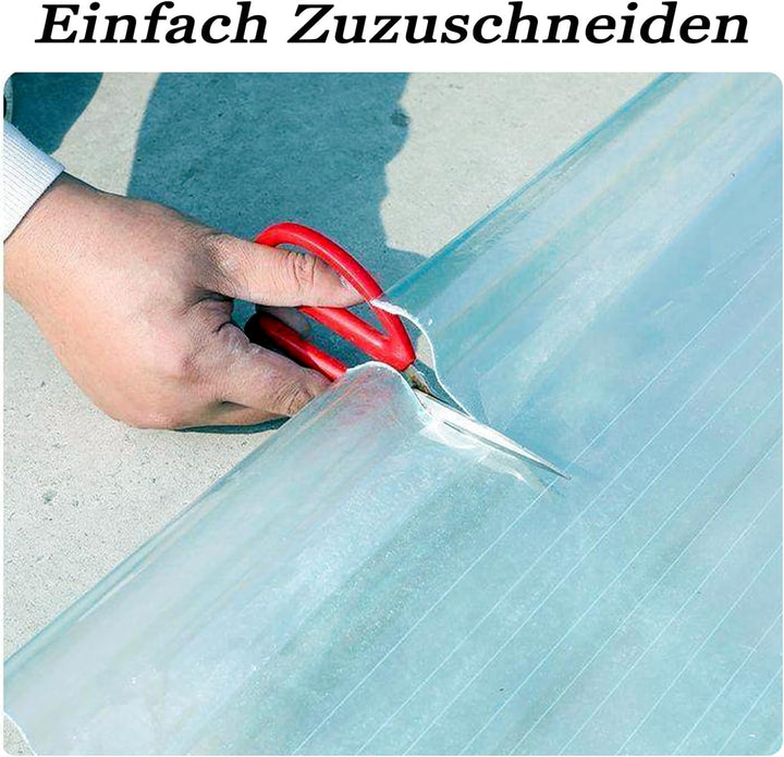 Dachplatten Wellplatten Transparent 35x47in 5pcs FRP-Tageslichtplatten Isolierende Dachabdeckungen 1