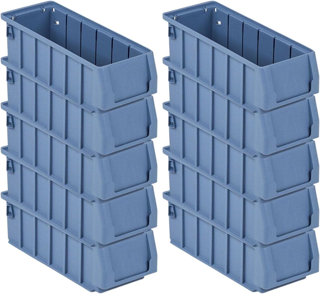 Regalkasten 300 SN mit Etikett & Schutzhaube | HxBxT 9x11,7x30cm | 2 Liter | Sichtlagerkasten, Sorti