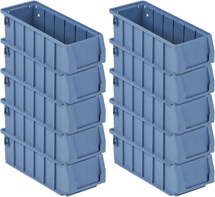 Regalkasten 300 SN mit Etikett & Schutzhaube | HxBxT 9x11,7x30cm | 2 Liter | Sichtlagerkasten, Sorti