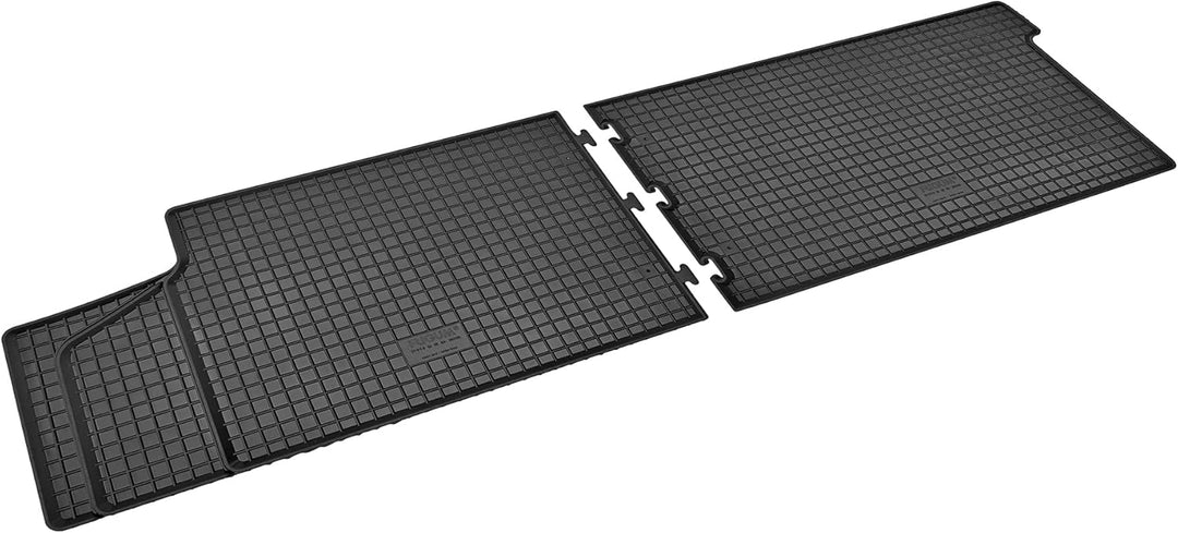 Z4L Gummifussmatten und Kofferraumwanne EIN Set geeignet für VW T6 Transporter/Caravelle 8/9 Sitze a