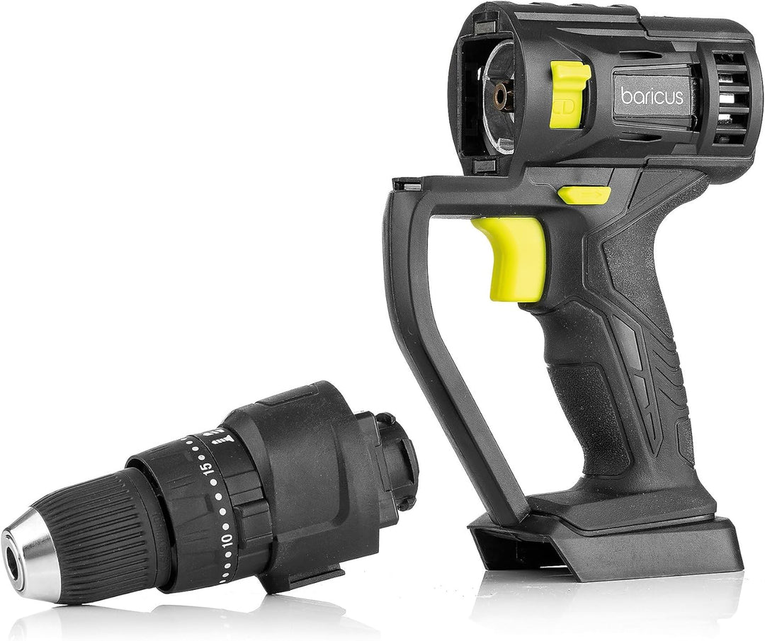 Baricus 18V Multifunktionswerkzeug 7in1 im Koffer – Akku-Multitool mit Aufsätzen für Schrauben, Säge