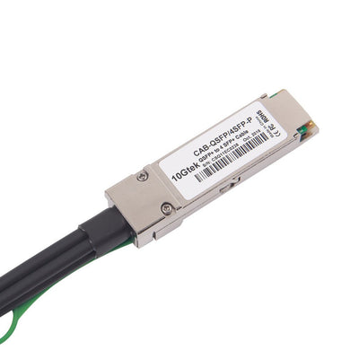 10Gtek für Cisco QSFP-4SFP10G-CU1M, 40Gb/s QSFP+ zu 4X SFP+ Direct Attach Breakout-Kabel, Passiv, 1-