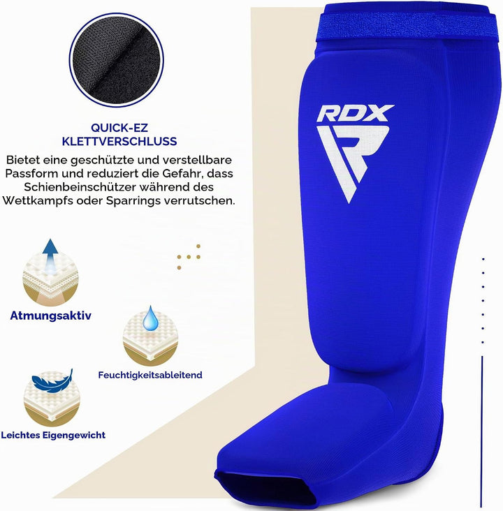 RDX Schienbeinschoner Kickboxen, Schienbeinschützer Thaiboxen Kampfsport Muay Thai MMA Spannschützer