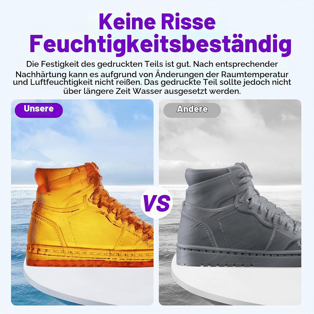 RESIONE Wasserwaschbares Resin for 3D Drucker - Flüssiges 405-nm-Hochgeschwindigkeitsdruckharz mit R