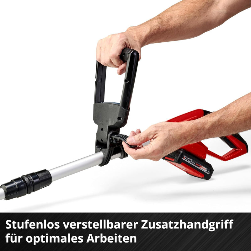 Einhell Akku-Fugenreiniger GE-CC 18 Li Solo Power X-Change (stufenloser Teleskop-Führungsholm, wechs