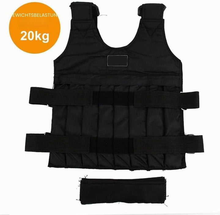 Einstellbare maximale Belastung 20 kg Gewichtsweste 12 Beutel Fitnessstudio Laufen Fitness Sporttrai