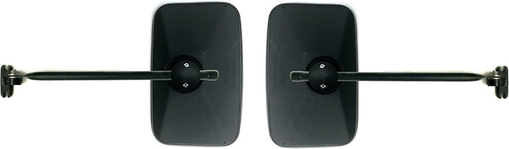 2x Aussenspiegel 250x165 E20 ø15-22 und Spiegelhalter für NEW HOLLAND, URSUS, ZETOR, JD, MF, REN CEL