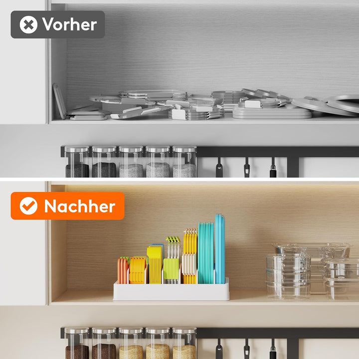 Lifewit Topfdeckel Frischhaltebox Lagerung, 1 Stück Lunchbox Deckel Aufbewahrung Organizer Küche Top