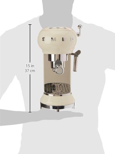 Smeg ECF01CREU Siebträger Espresso-/Kaffemaschine,