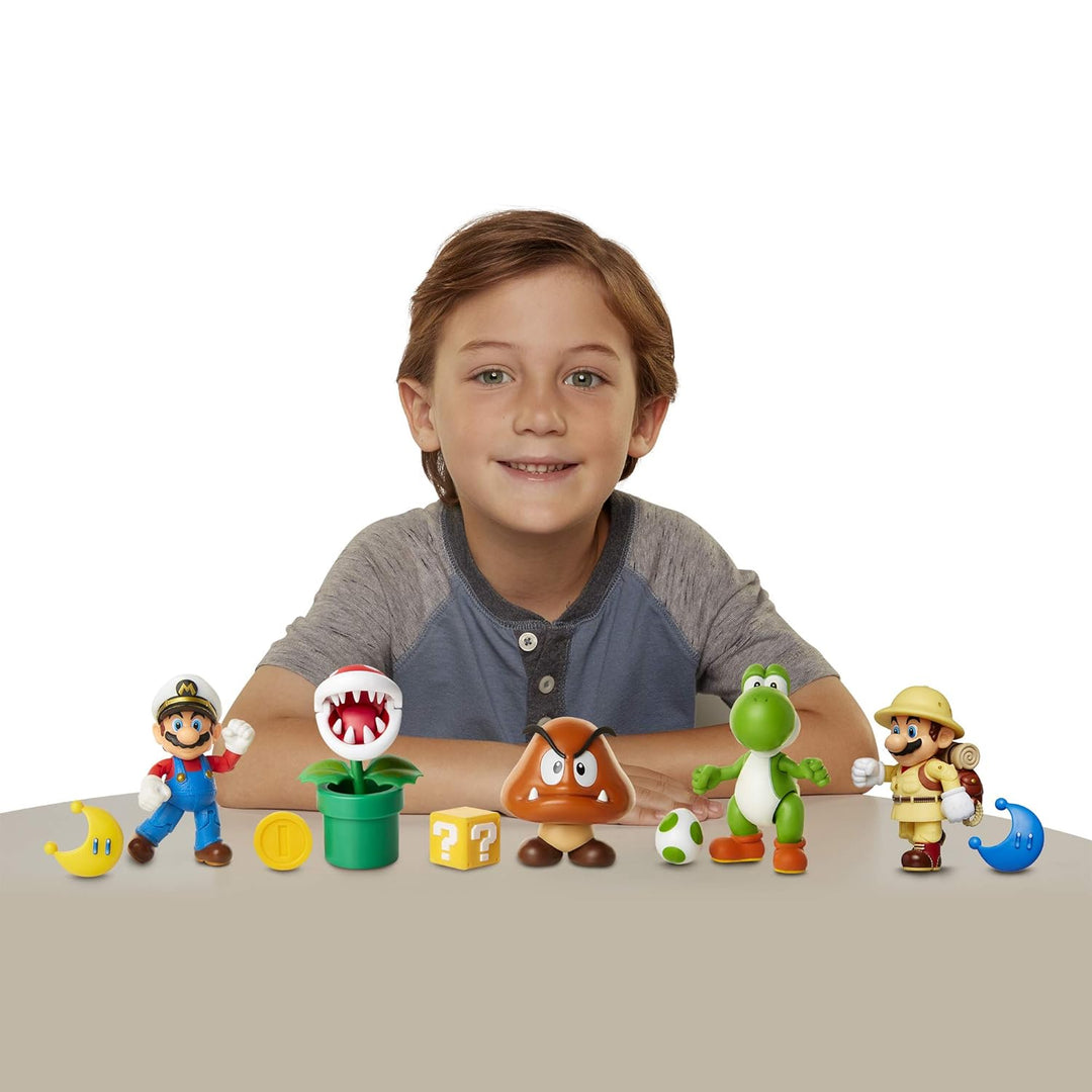 Nintendo Figur (10cm) W3 - Goomba mit Coin