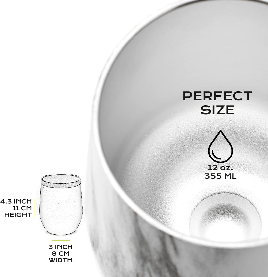 balibetov - Neu - Modernes Yerba Mate Gourd Set (Mate Tasse) - Doppelwandiger 18/8 Edelstahl Enthält