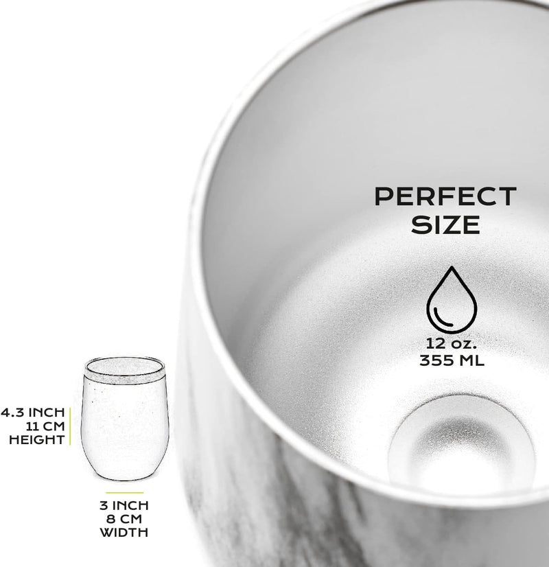 balibetov - Neu - Modernes Yerba Mate Gourd Set (Mate Tasse) - Doppelwandiger 18/8 Edelstahl Enthält