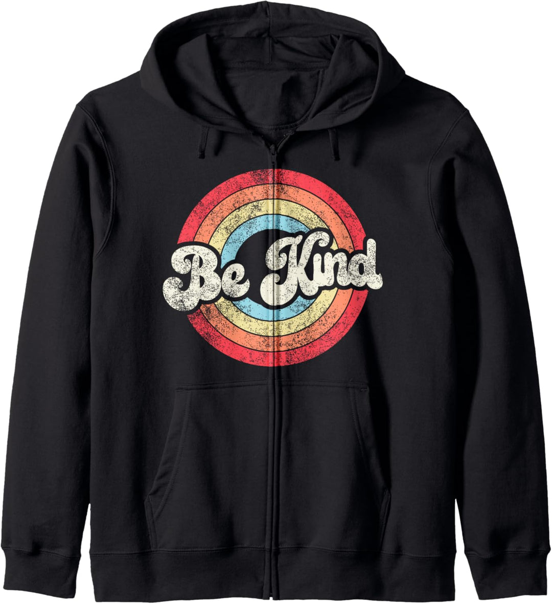 Be Kind Women Positive Inspirational Kindness Retro Vintage Kapuzenjacke