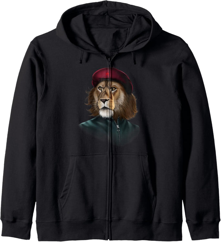 Löwe verkörperte Che Guevara Kapuzenjacke