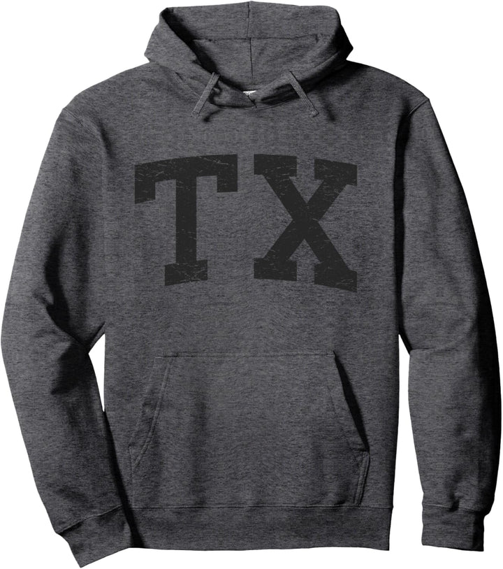 Texas Hoodie Damen Herren Texas Distressed TX - State of Texas Pullover Hoodie