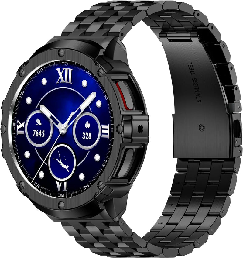 HASLFM Kompatibel für Samsung Galaxy Watch 5 Pro Armband 45mm, Kompatibel mit Samsung Galaxy Watch 6