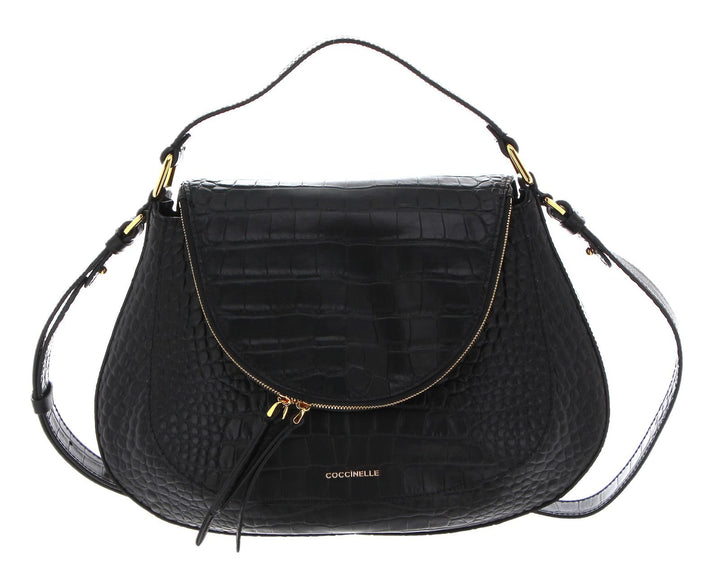 Coccinelle Sole Kroko Soft Handtasche Leder 32.5 cm