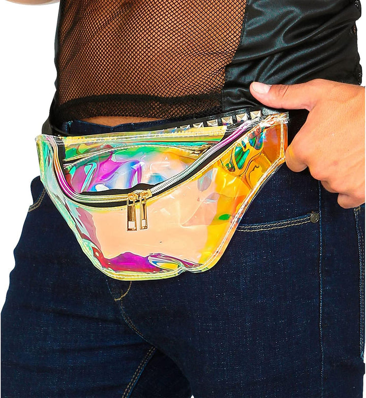 W WIDMANN MILANO Party Fashion - Gürteltasche mit Muster, Bauchtasche, Accessoire für Karneval, Fest