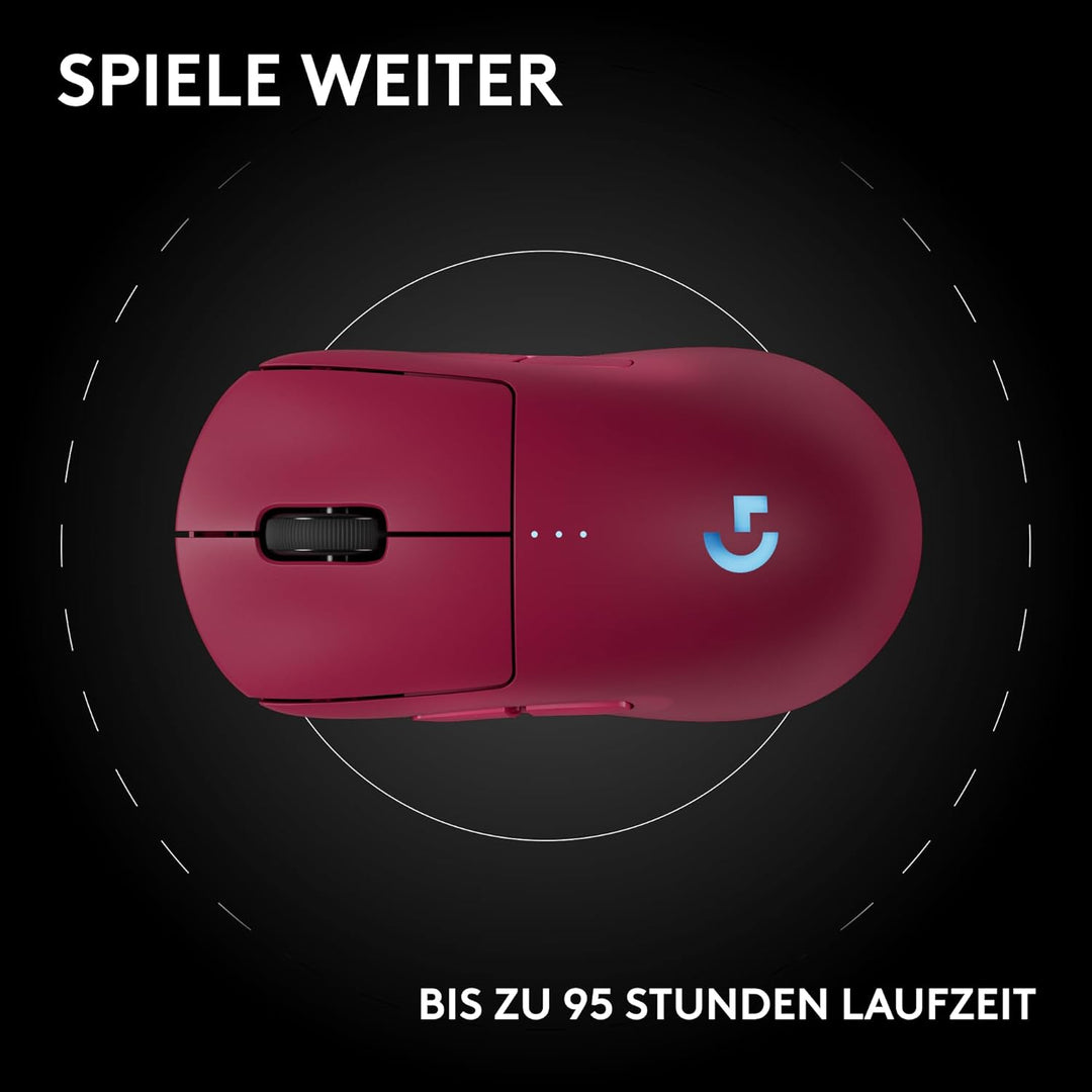 Logitech G PRO 2 LIGHTSPEED kabellose Gaming-Maus für Rechts- oder Linkshänder, mit bis zu 4 anpassb
