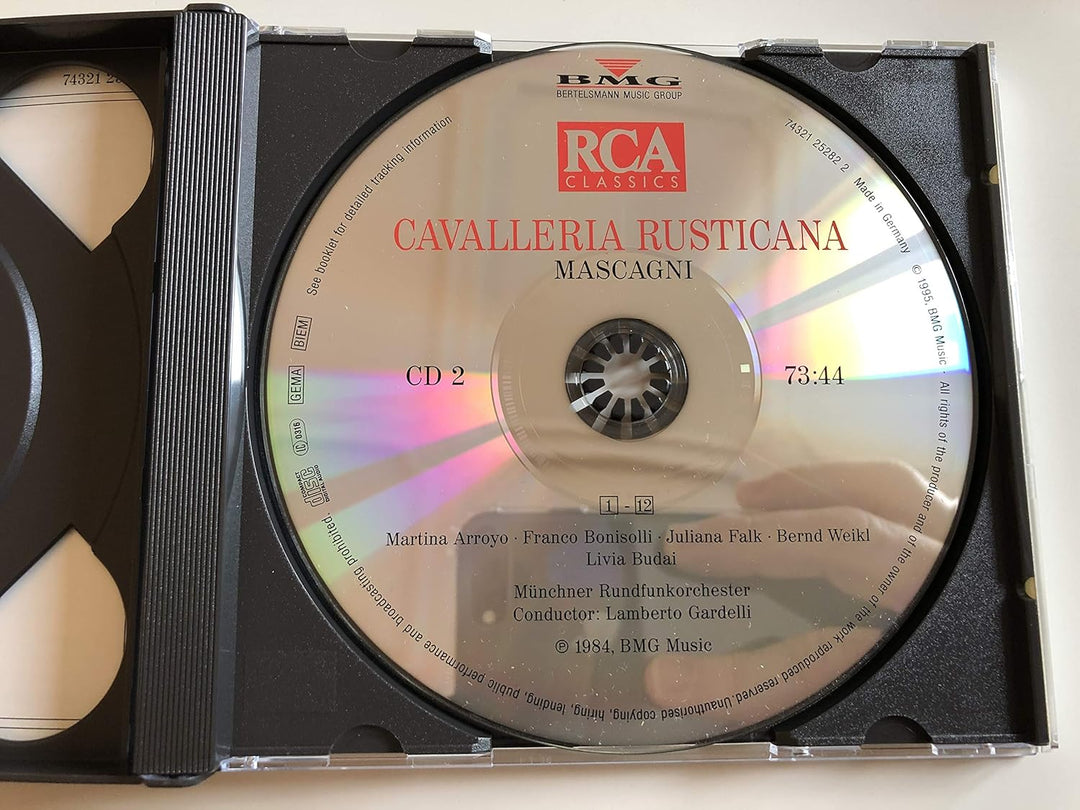 Leoncavallo: I Pagliacci/Mascagni: Cavalleria Rusticana (Gesamtaufnahme(ital.)), Audio-CD
